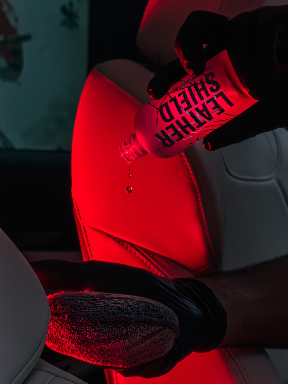 Ceramic coating work in the Auto Extreme studio.